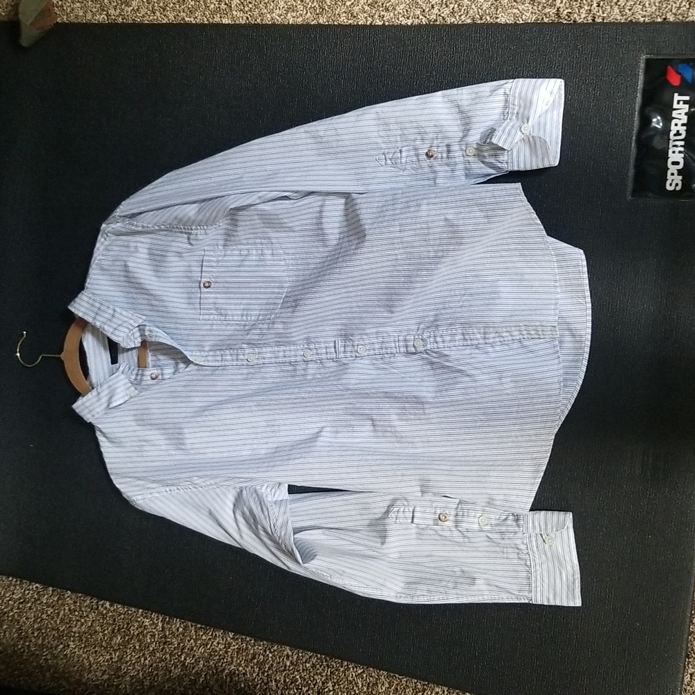 💥Mens long sleeve dress shirt size XL
